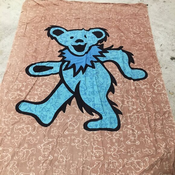 Grateful Dead Dancing Bear 60x80 Tapestry New  TAP1 - Picture 1 of 3